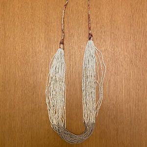 Long beaded necklace